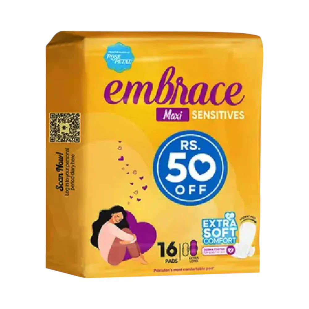 Picture of Embrace Maxi Sensitive Xl 16pcs