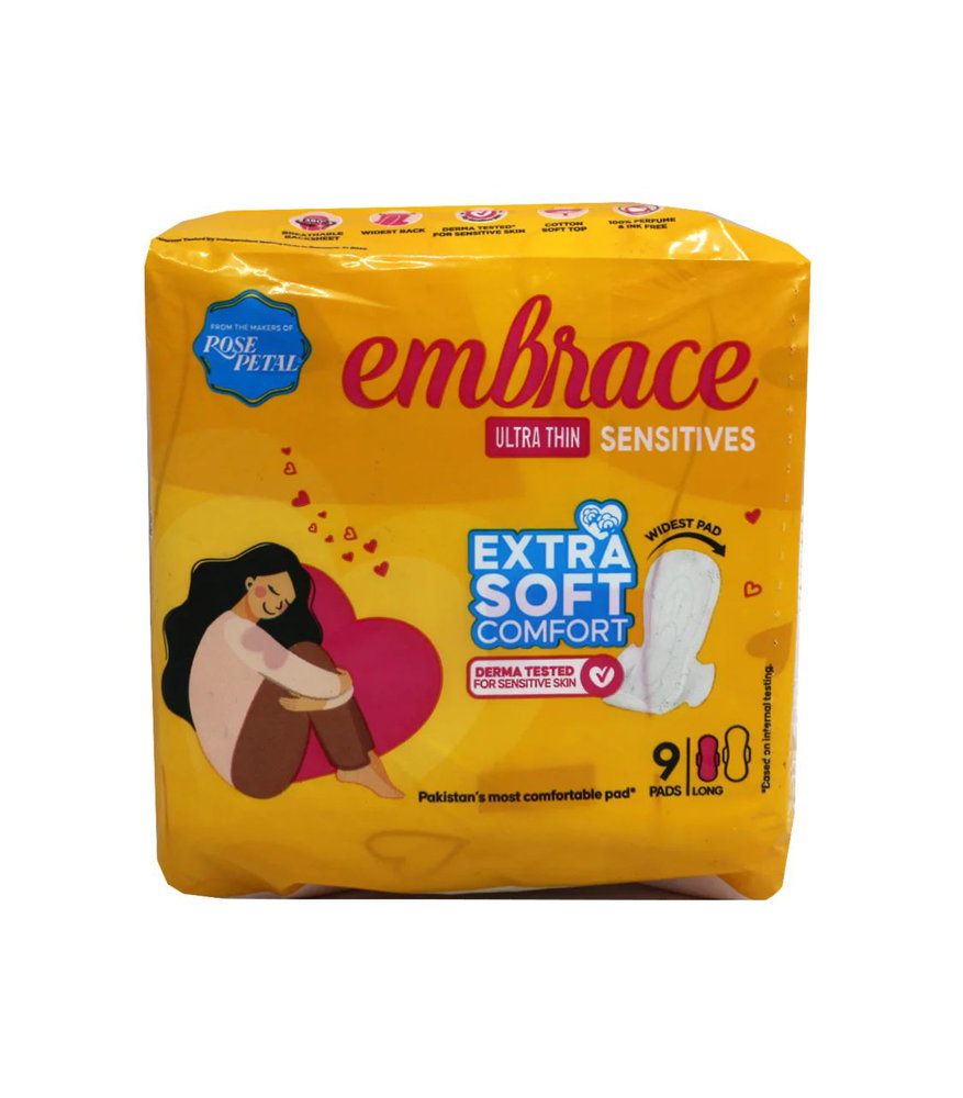 Picture of Embrace Sensitive Extra Soft Ultra Thin L 9pcs