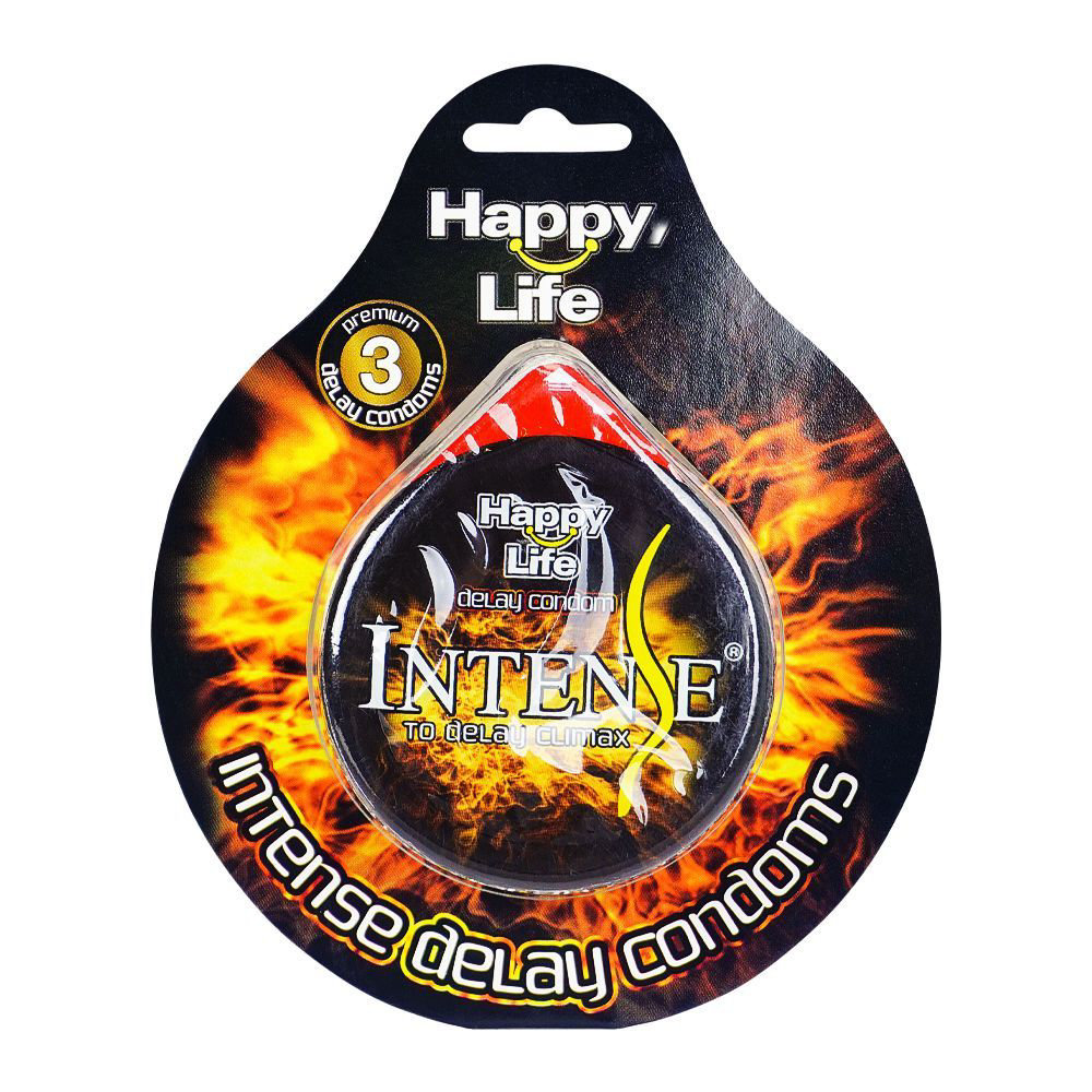 Picture of Happy Life Intense Delay Condoms 3pcs