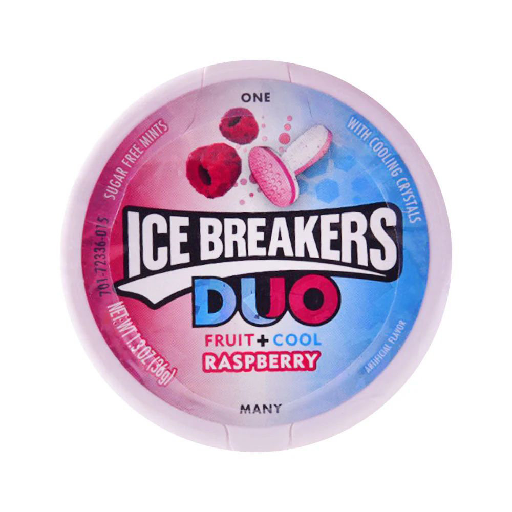 Picture of Ice Breaker Duo Fruit Raspberry Candy Sour 36gm