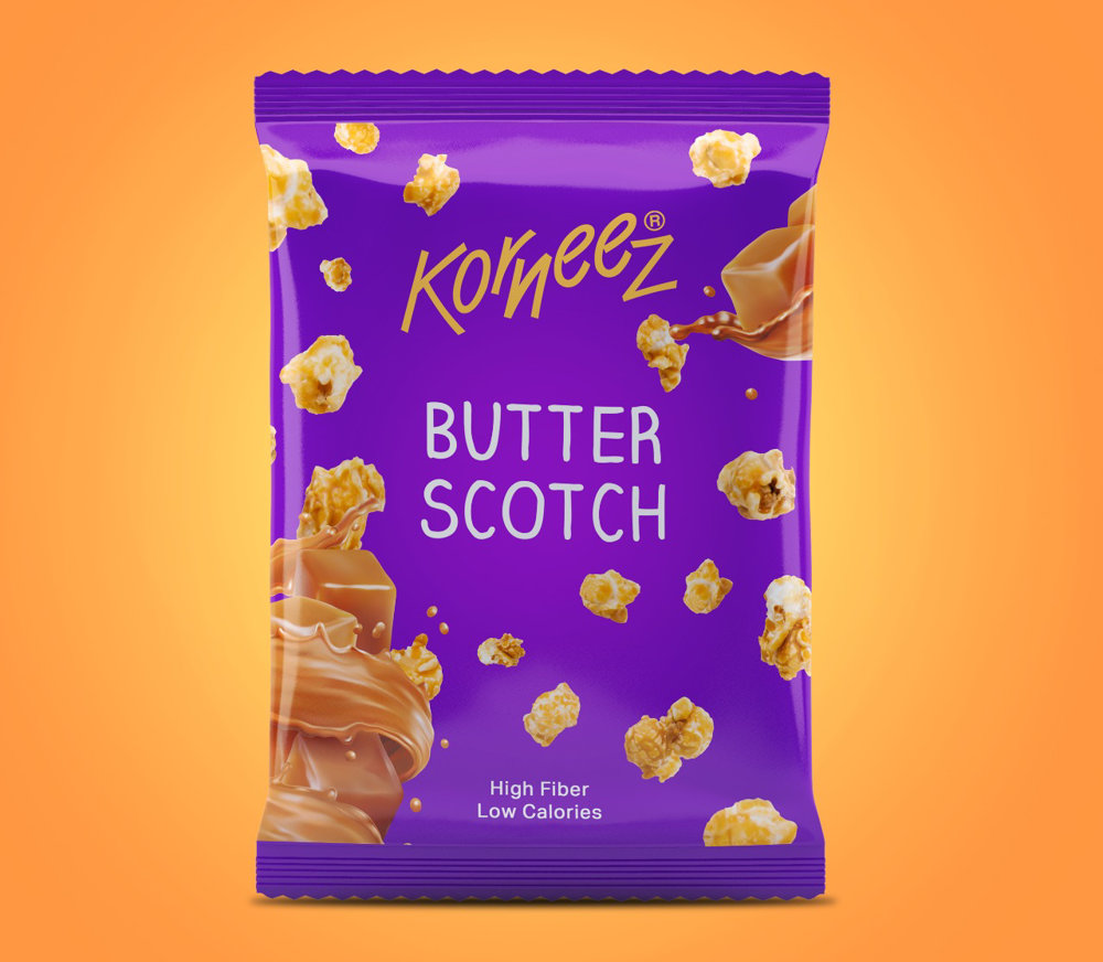 Picture of Korneez Butter Scotch Popcorn 45gm
