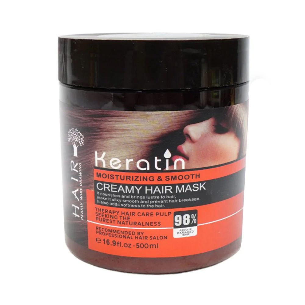 Picture of Keratin Moisturizing & Smooth Hair Mask Red 500ml
