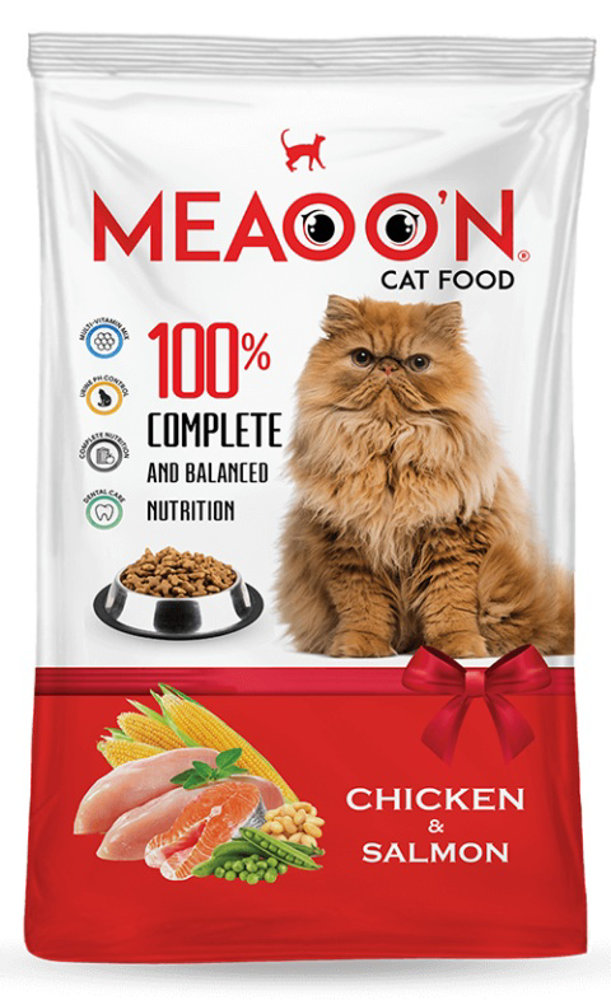 Picture of Meaoon Chicken & Salmon Cat Food 1kg