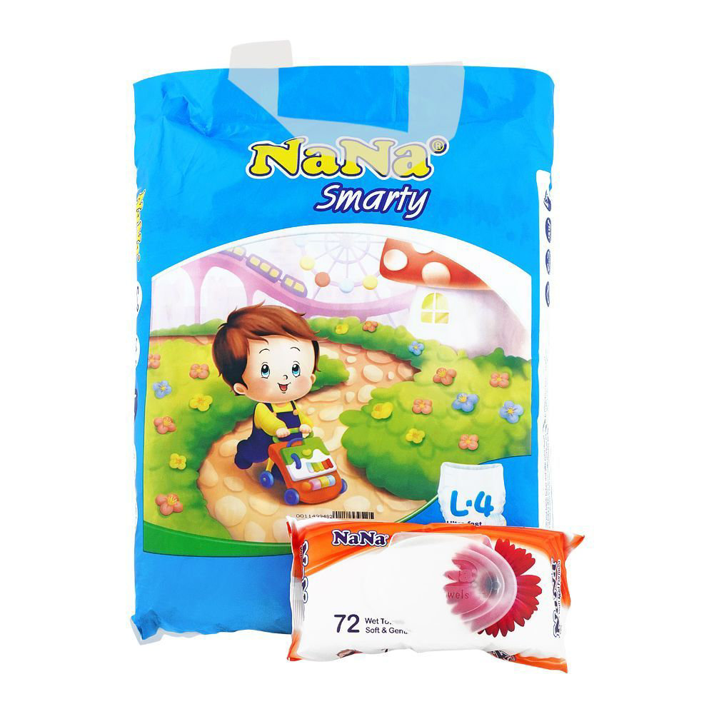 Picture of Nana Smarty Baby Diapers 4large 64pcs