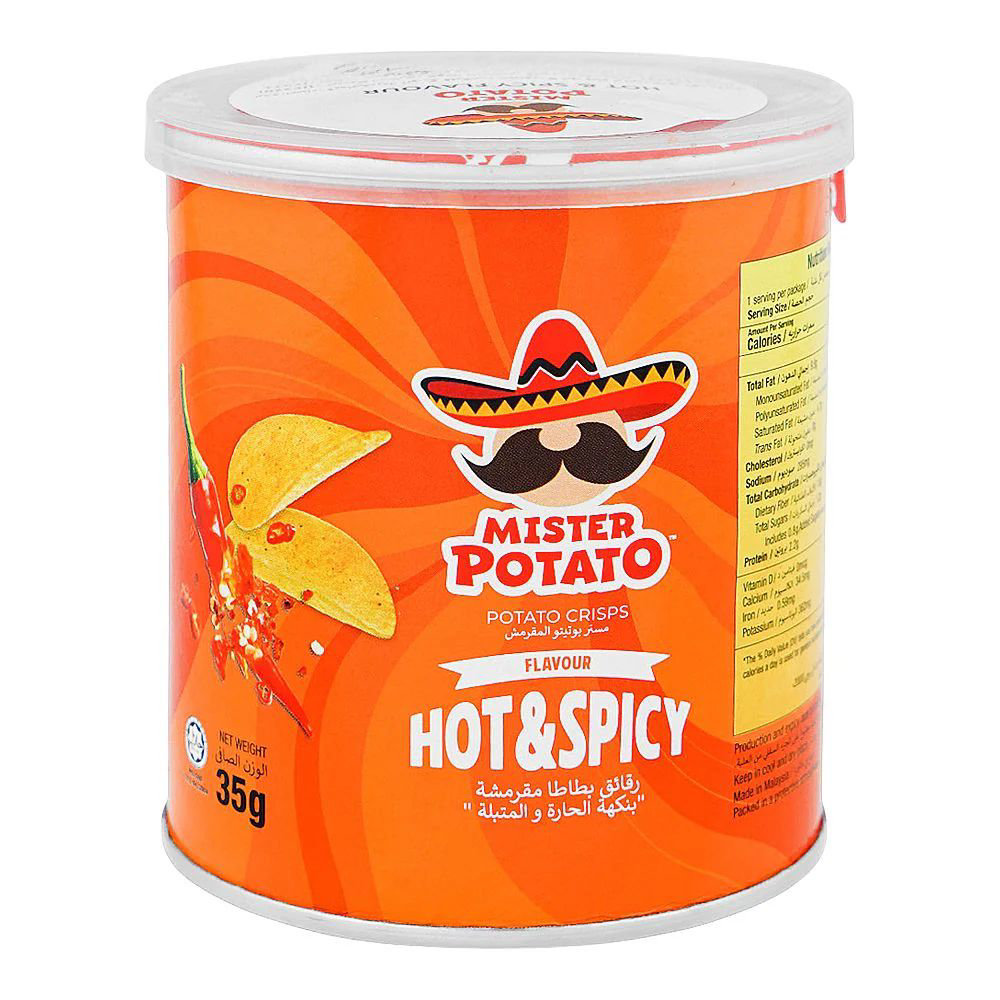 Picture of Mr Potato Hot & Spicy Crisps 35gm