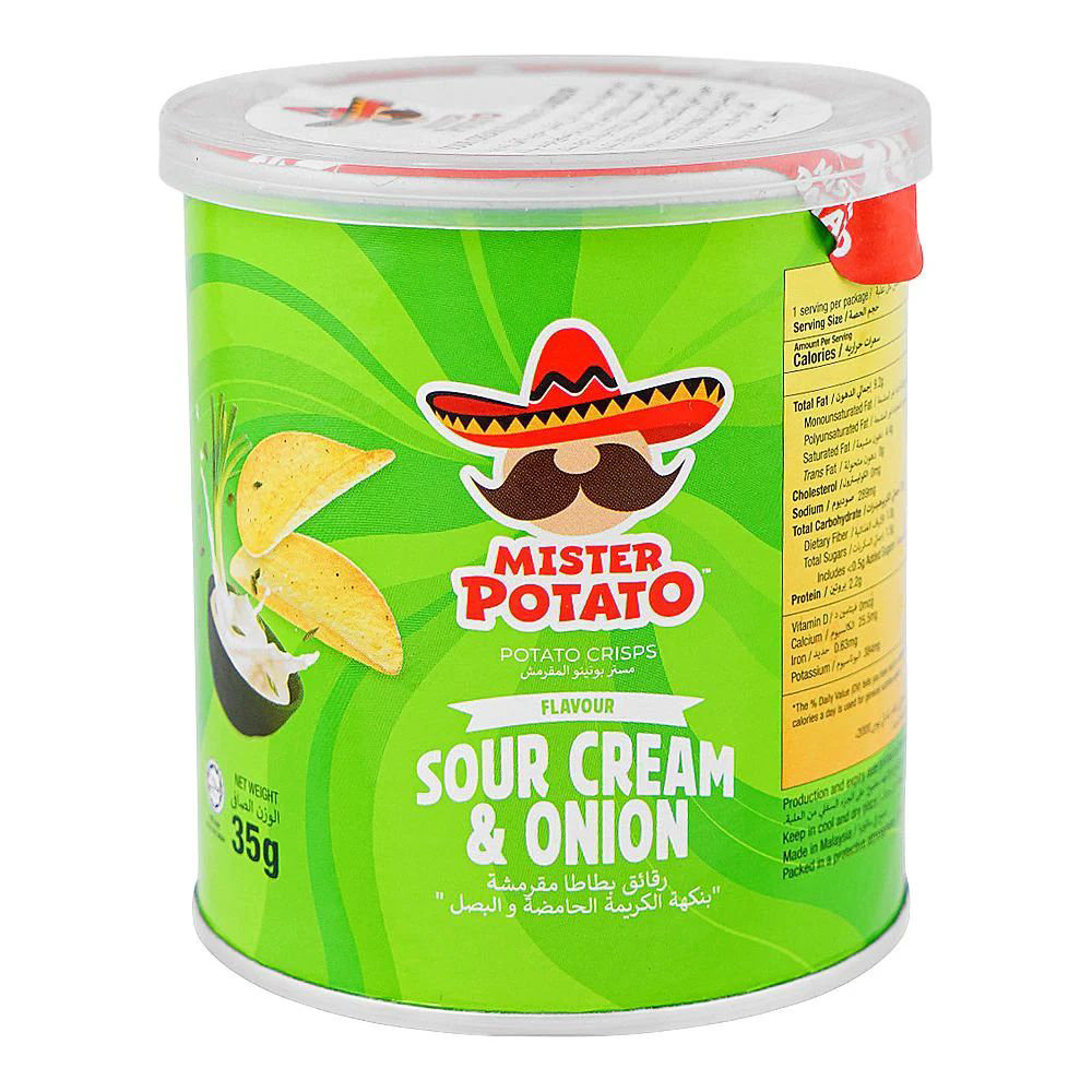 Picture of Mr Potato Sour Cream & Onion Crisps 35gm