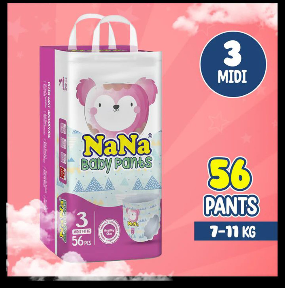 Picture of Nana Baby Pants 3midi 56pcs