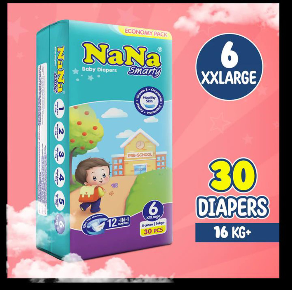 Picture of Nana Smarty Baby Diapers 6xx Large 30pcs