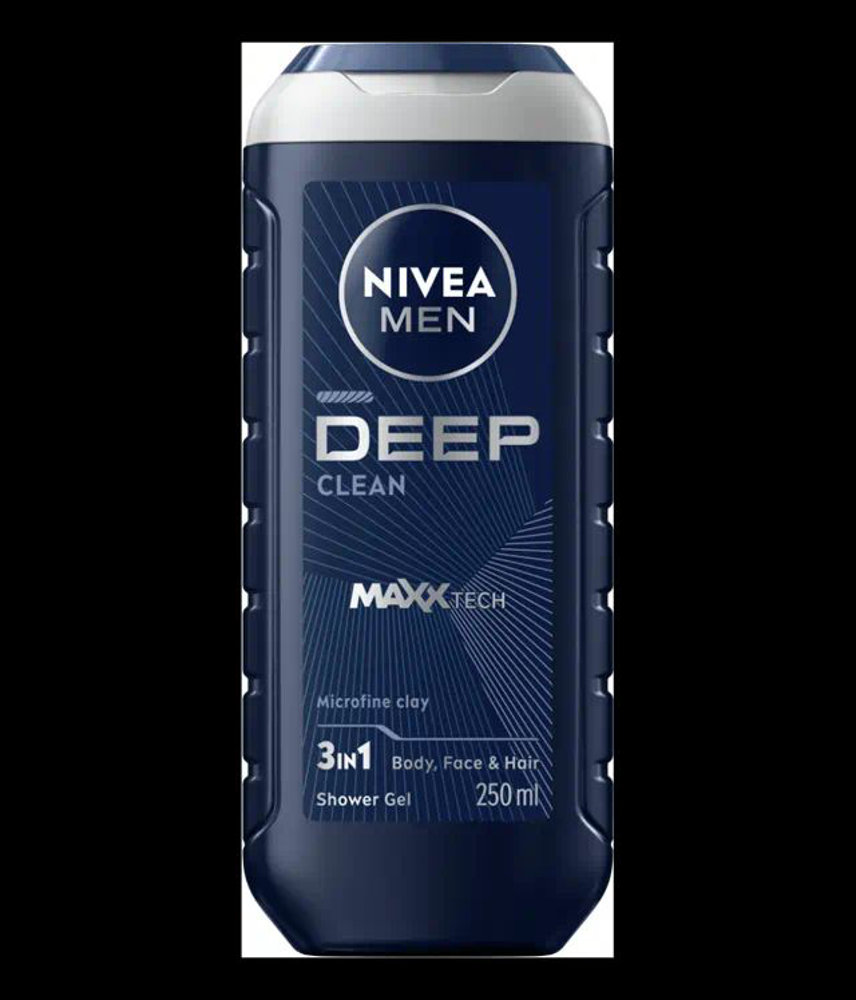 Picture of Nivea Men Deep Clean Maxx Tech Shower Gel 250ml