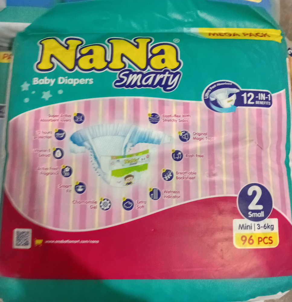 Picture of Nana Smarty Baby Diapers 2small Mini 96pcs