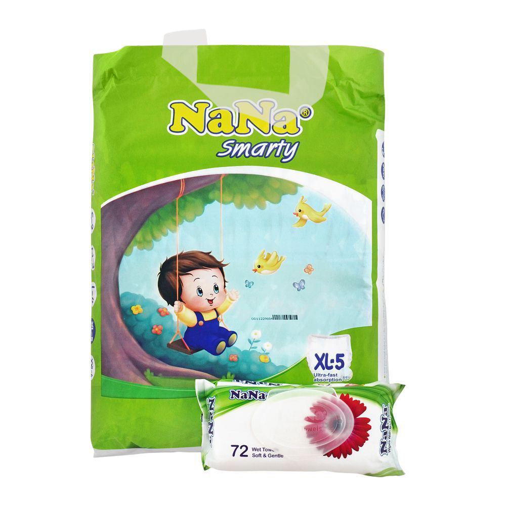 Picture of Nana Smarty Baby Diapers 5 X Large 72pcs