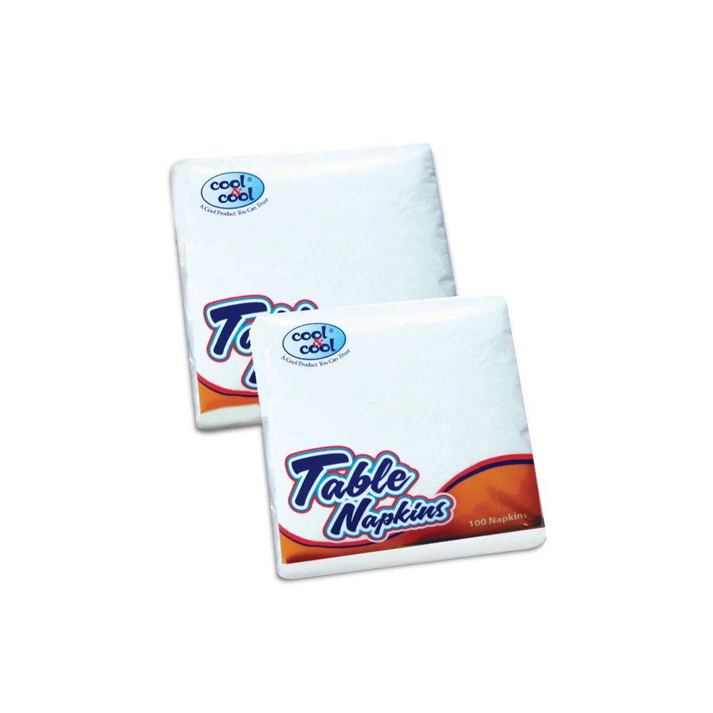 Picture of Cool & Cool Table Napkins White 100pcs