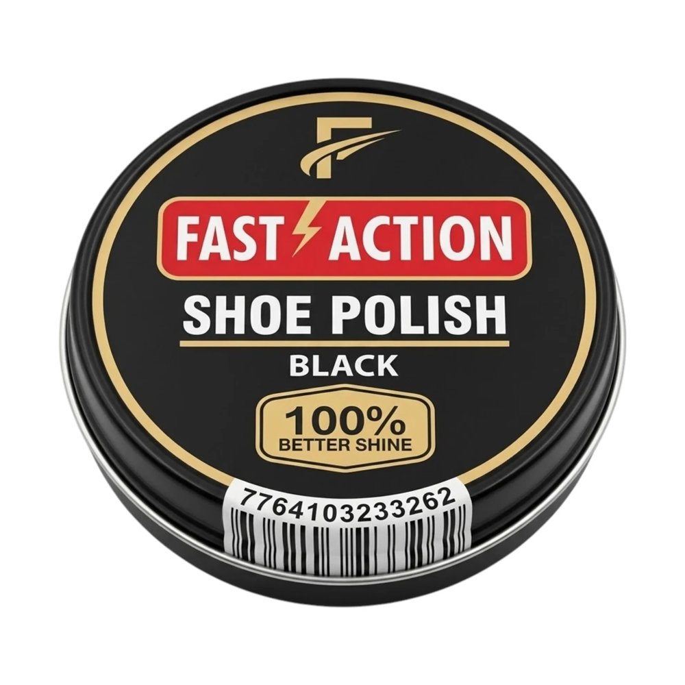 Picture of Fast Action Shoe Polish Black 50gm