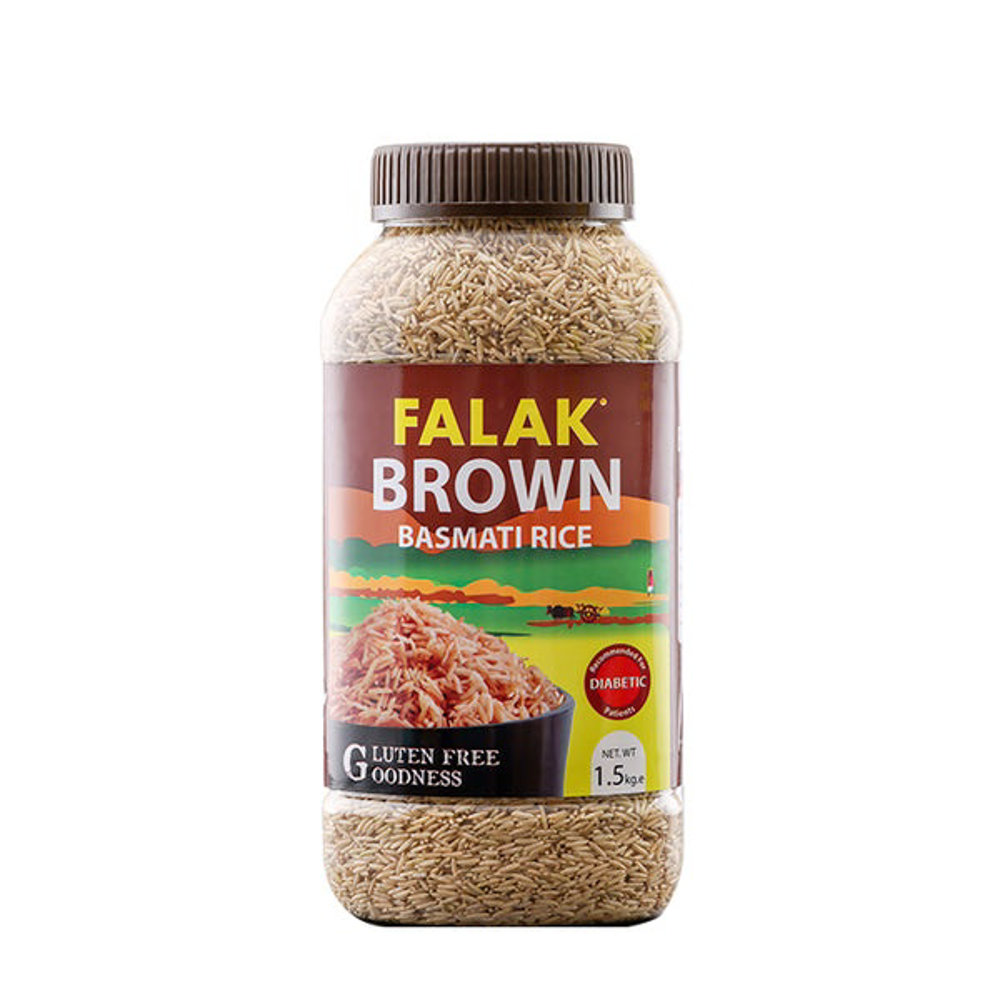 Picture of Falak Brown Basmati Rice Gluten Free 1.5kg
