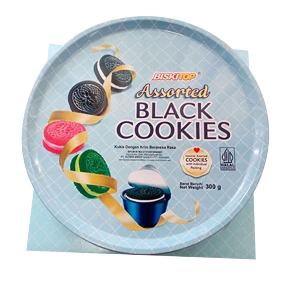 Picture of Biskitop Assorted Black Cookies 300gm