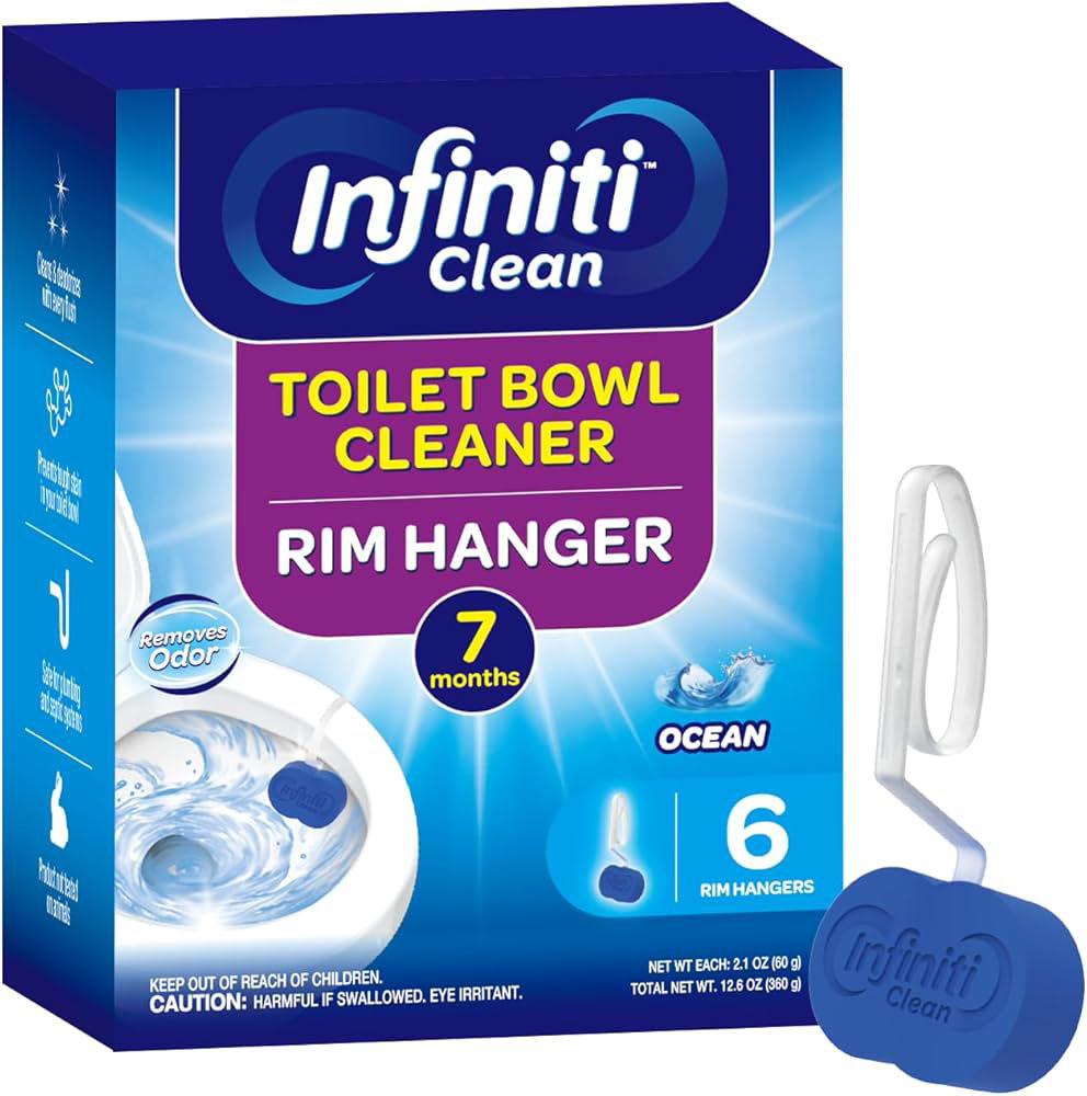 Picture of Anfiefen Toilet Cleaner Lemon Circle Hanger Tablets 2pcs
