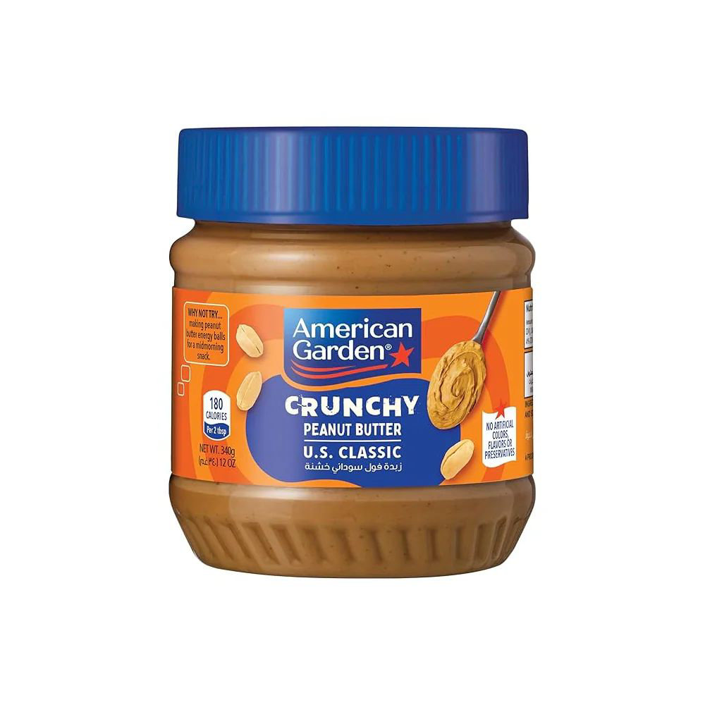 Picture of Amercian Garden Peanut Butter Crunchy 340gm