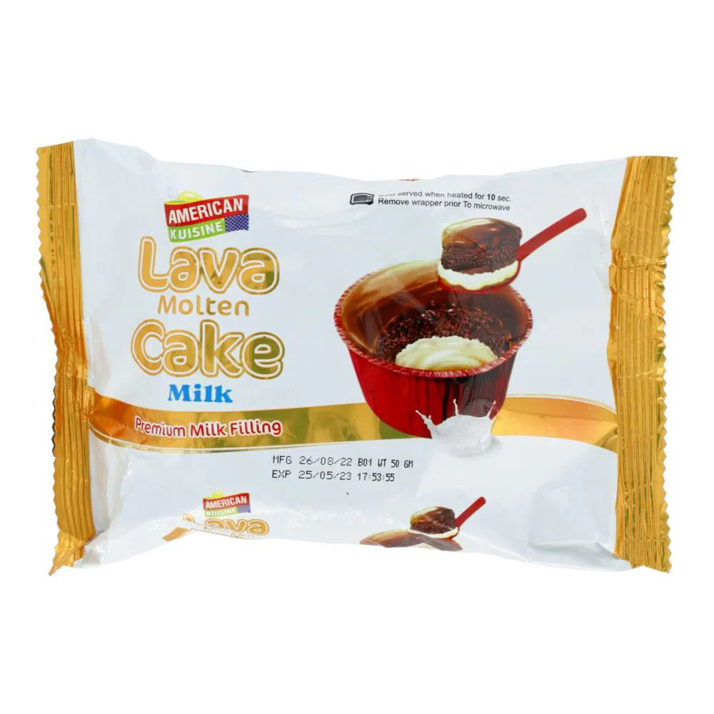 Picture of American Kuisine Lava Molten Milk & Vanilla Cake 60gm