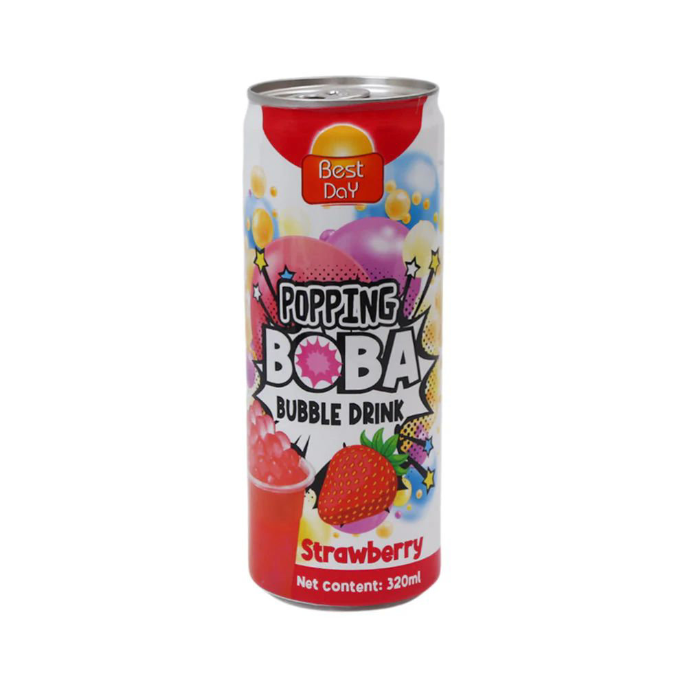 Picture of Best Day Popping Boba Strawberry Drink 320ml