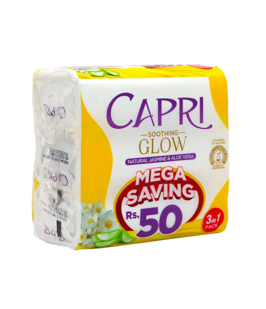 Picture of Capri Soothing Glow Natural Jasmine Soap 150gm