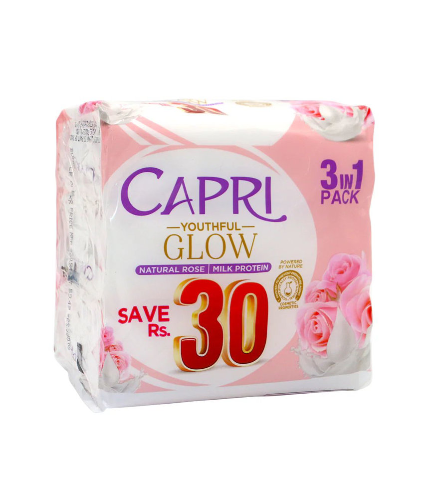 Picture of Capri Youthful Glow Natural Rose Soap 120gm