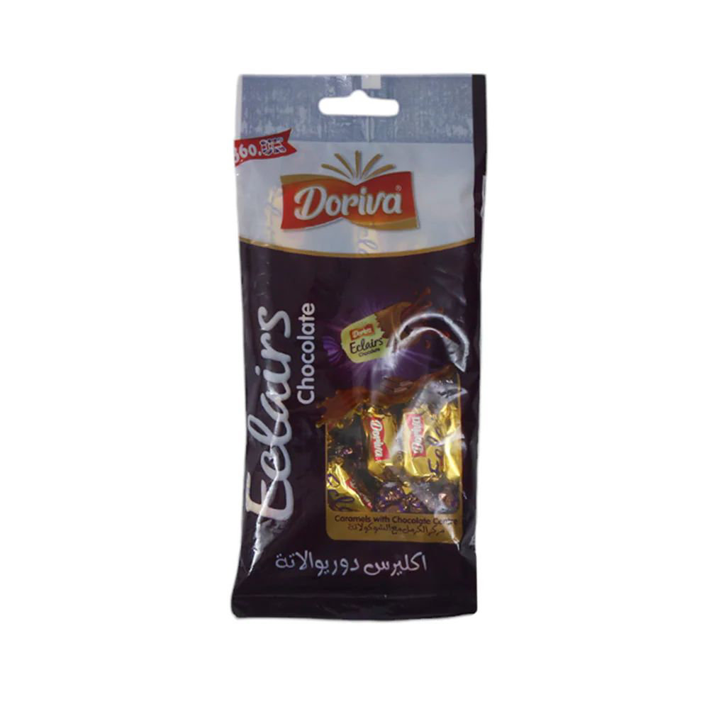 Picture of Doriva Eclairs Chocolate Toffe Pouch 85gm
