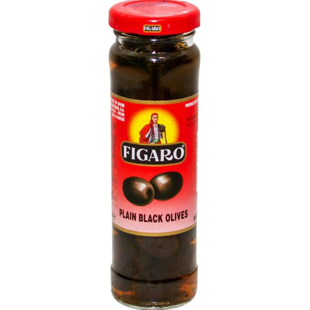 Picture of Figaro Plain Black Olives 85GM