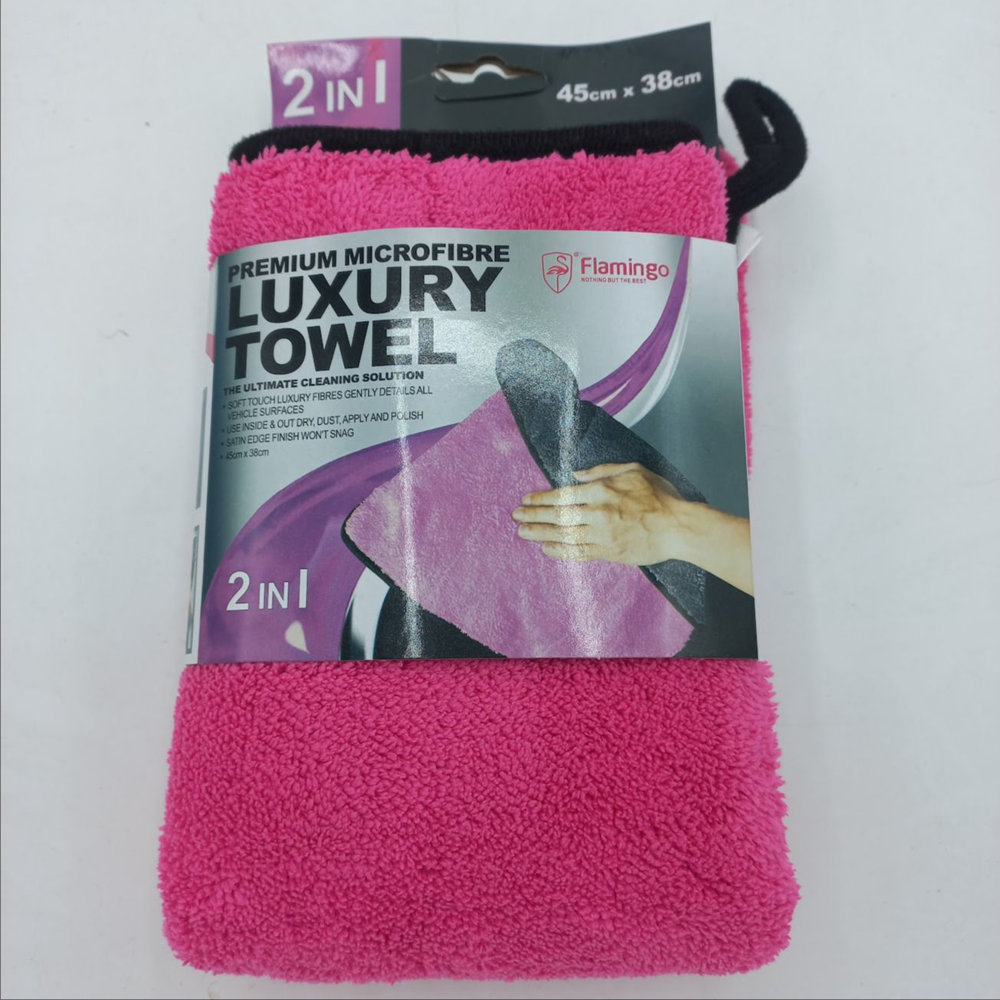 Picture of Flamingo Premium Microfibre Luxury Towel 2in1