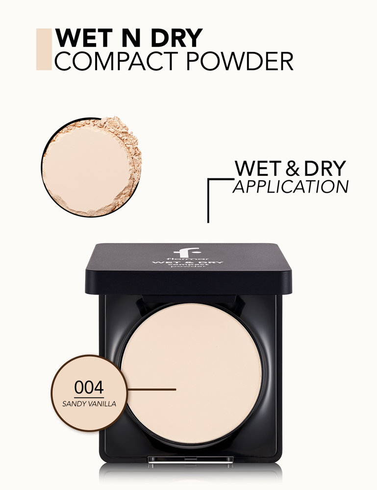 Picture of Flormar Wet & Dry Compact Powder 04 Sandy Vanilla 10gm