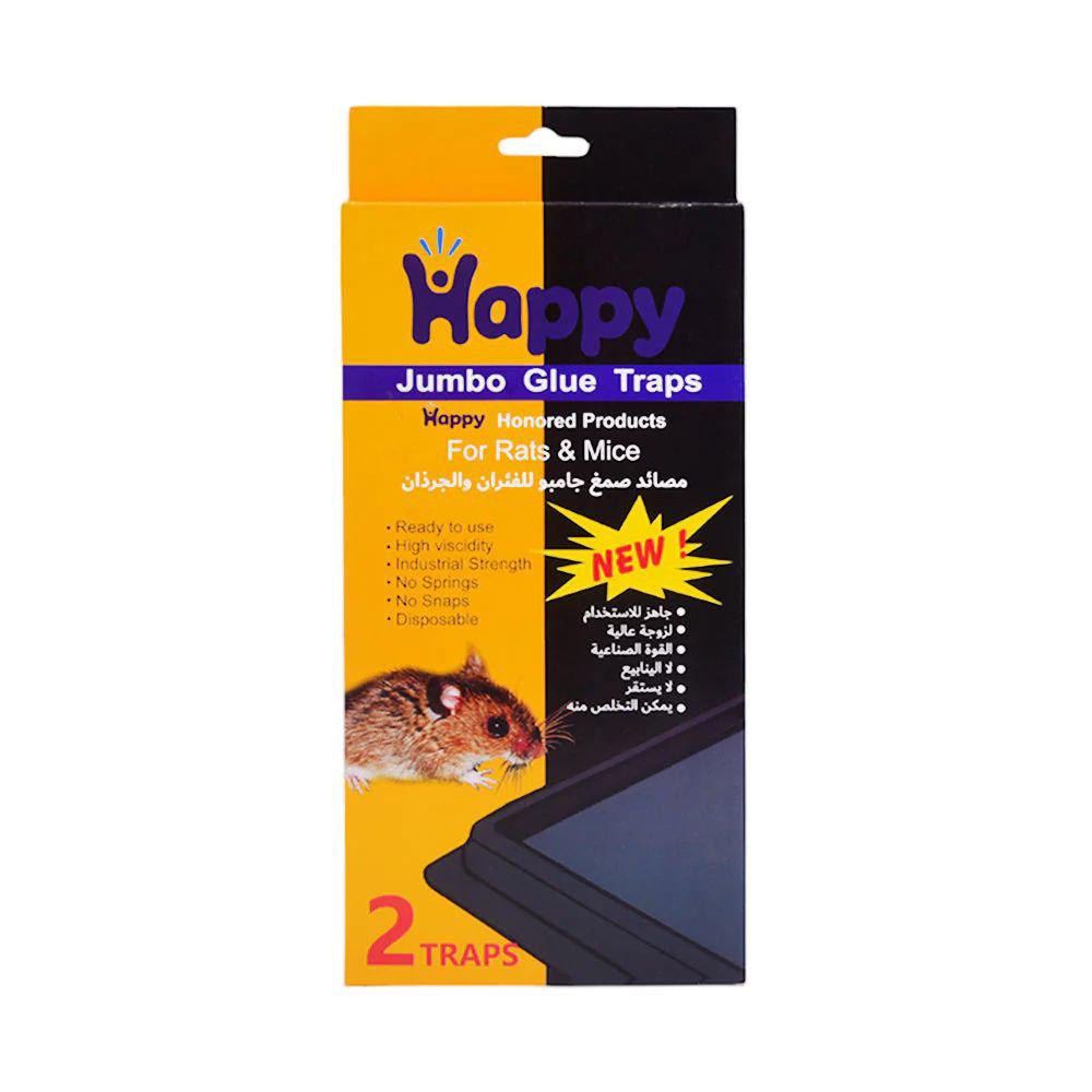 Picture of Happy Rats & Mice Jumbo Glue 2traps #32243