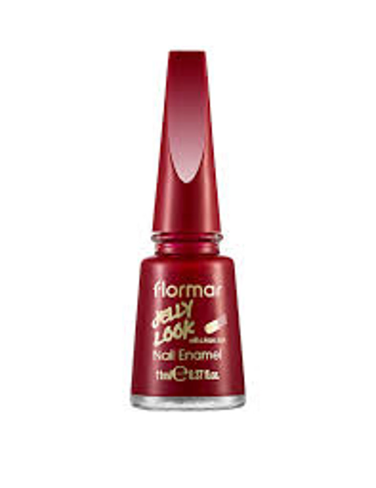 Picture of Flormar Nail Polish Jl05 Fire Red 11ml