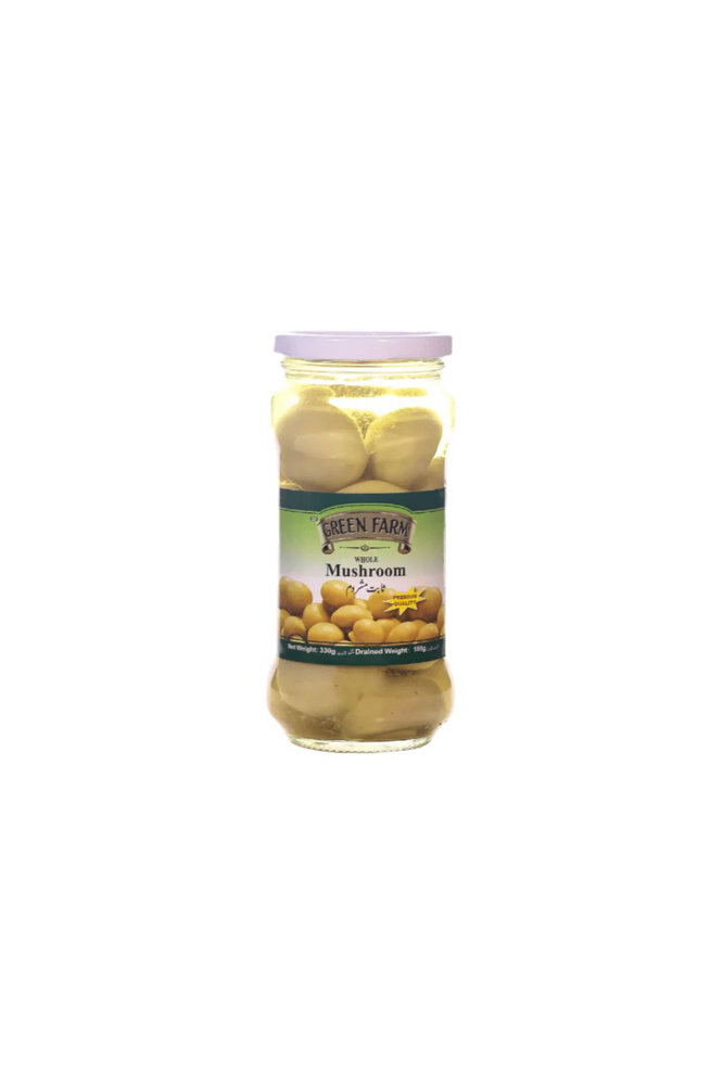 Picture of Green Farm Whole Mushrooms 330gm