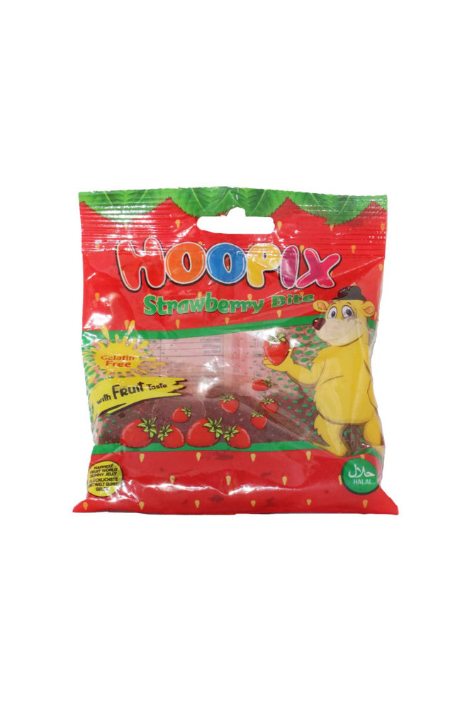 Picture of Hoopix Strawberry Bites Jelly 90gm