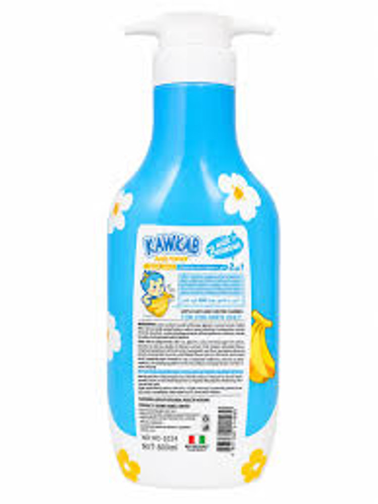 Picture of Kawkab Baby Shampoo+shower Gel Milk Banana 800ml