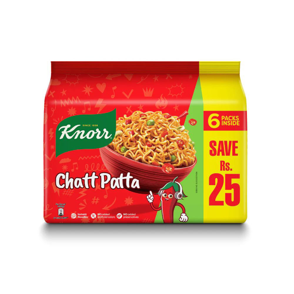 Picture of Knoor Noodles Chatt Patta 6 Pack Save 25