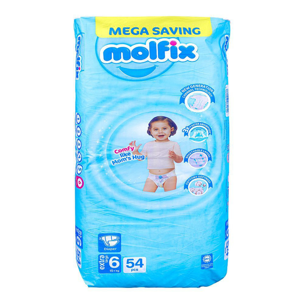 Picture of Molfix Baby Diaper Xl-6 54pcs