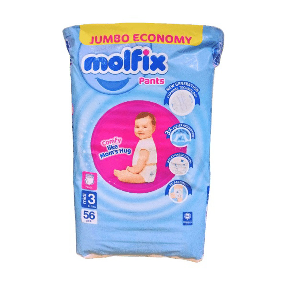 Picture of Molfix Baby Pants Midi-3 56pcs