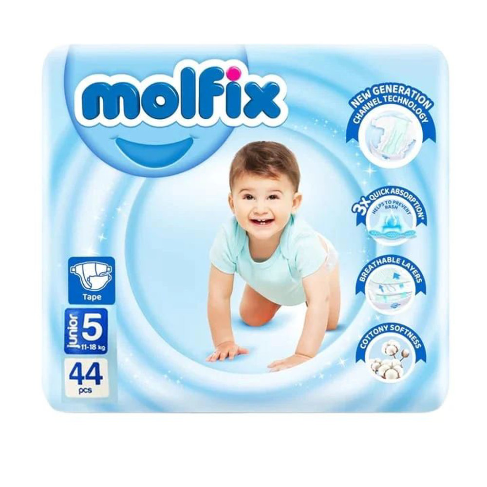 Picture of Molfix Baby Diaper Junior-5 44pcs