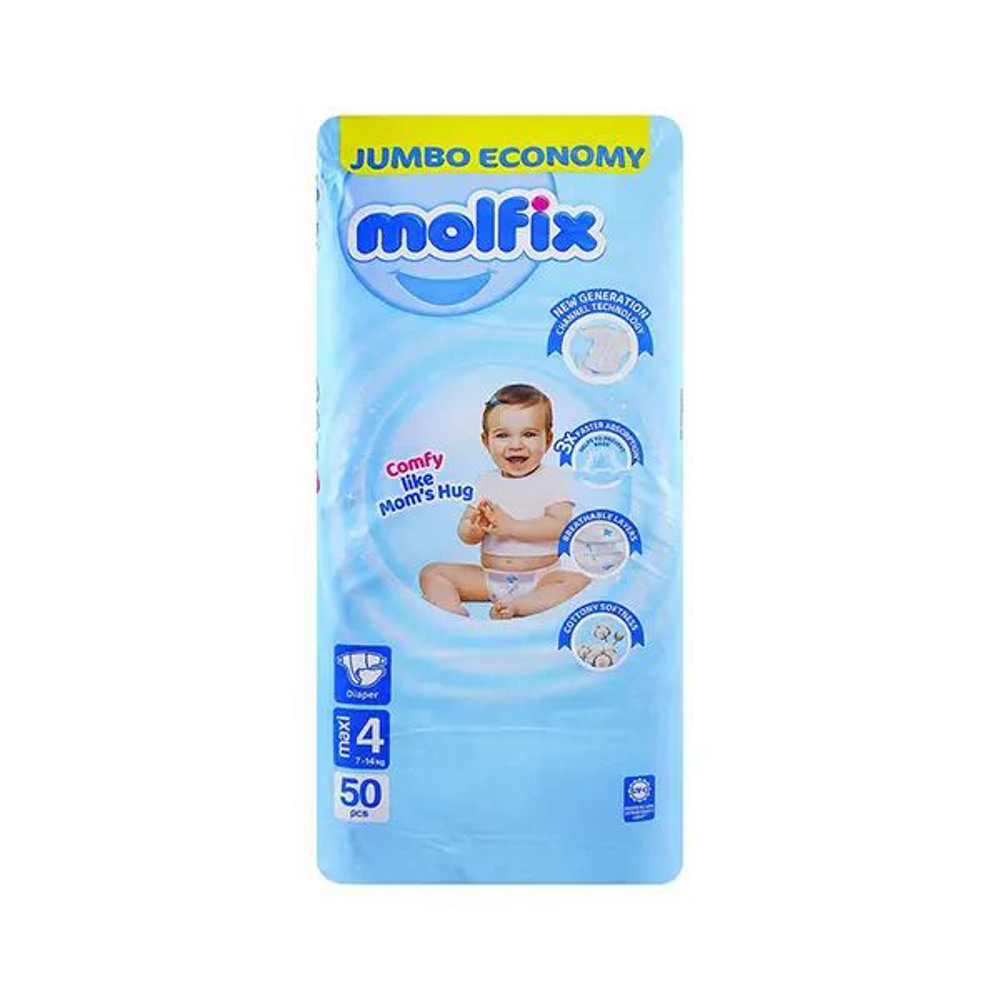 Picture of Molfix Baby Diaper Maxi-4 50pcs