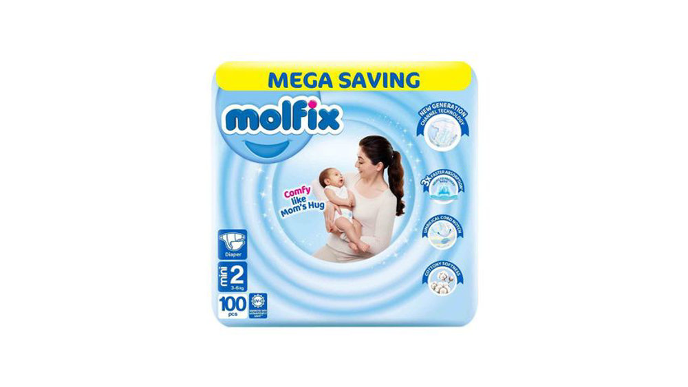 Picture of Molfix Baby Diaper Mini-2 100pcs