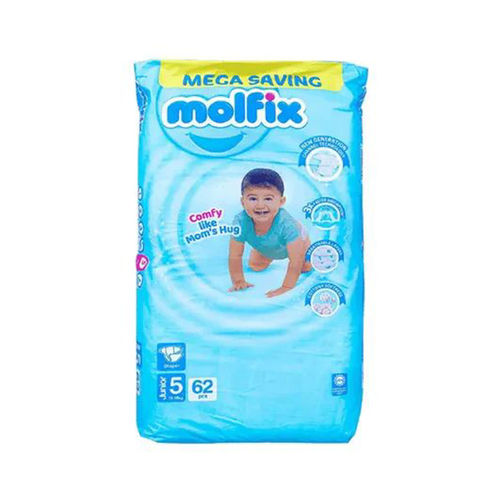 Picture of Molfix Baby Junior-5 Diaper 62pcs