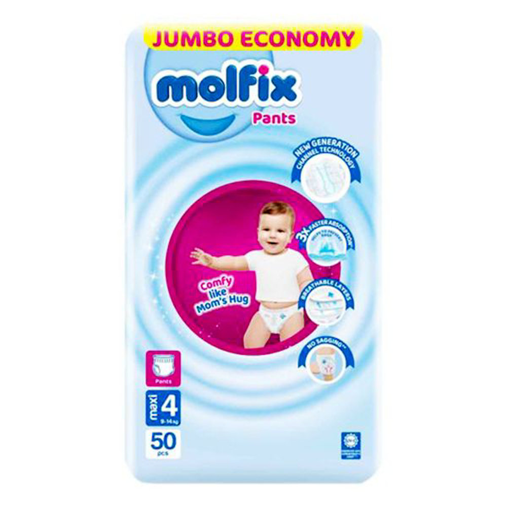 Picture of Molfix Baby Pants Maxi 4 50pcs