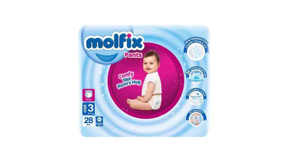 Picture of Molfix Baby Pants Midi-3 28pcs
