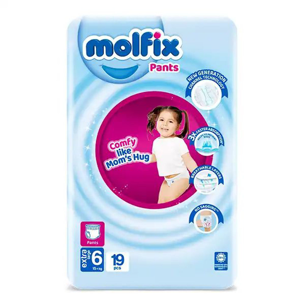 Picture of Molfix Baby Pants Xl-6 19pcs