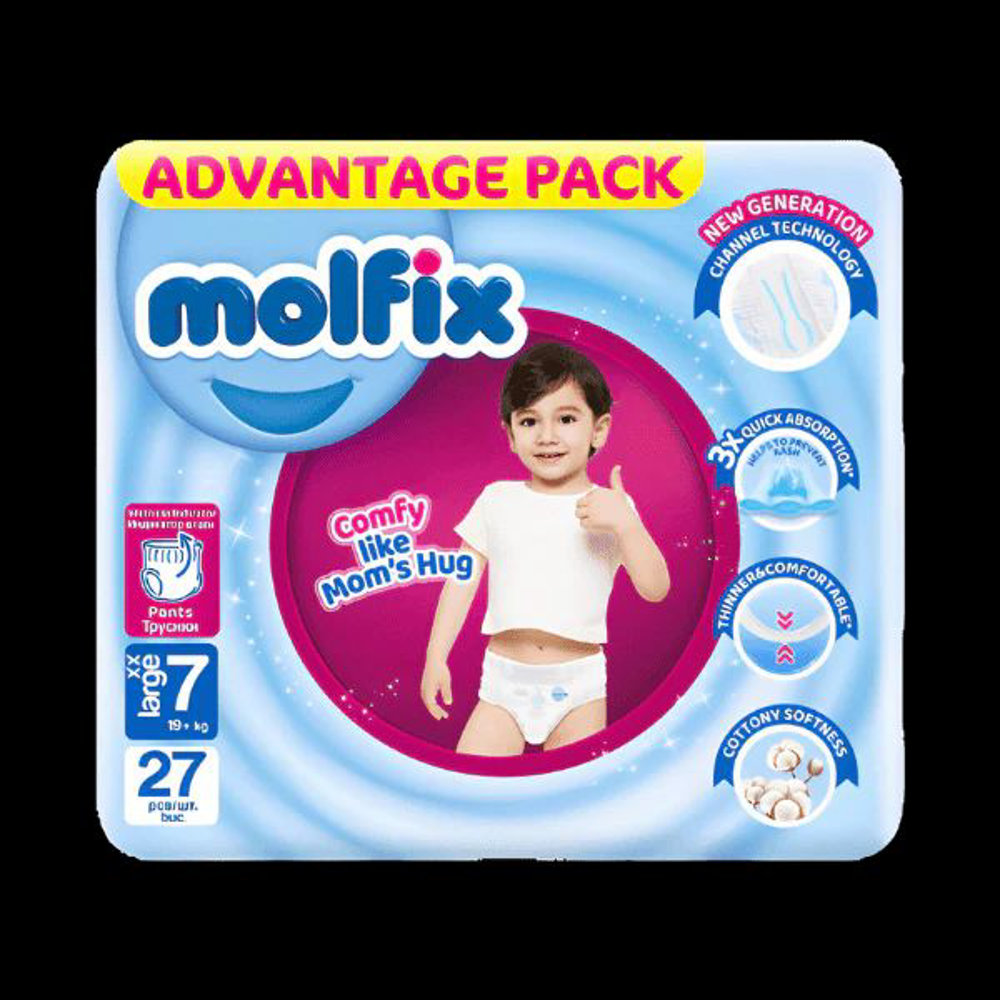 Picture of Molfix Baby Pants Xxlarge 27pcs
