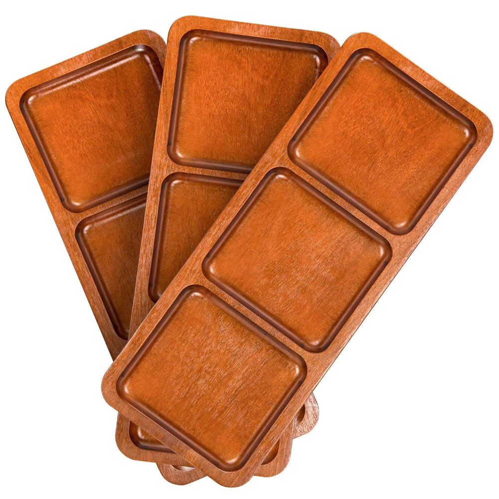 Picture of Wooden 3section Platter (s)