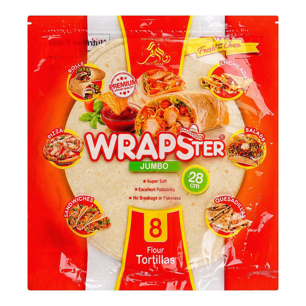 Picture of Wrapster Jumbo 28cm Tortillas Wraps8