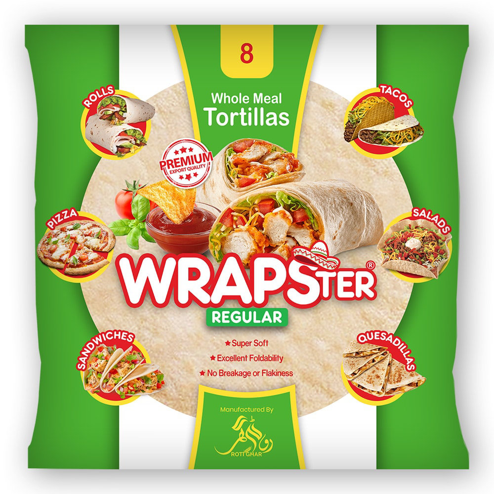 Picture of Wrapster Wholemeal Tortillas Wraps8