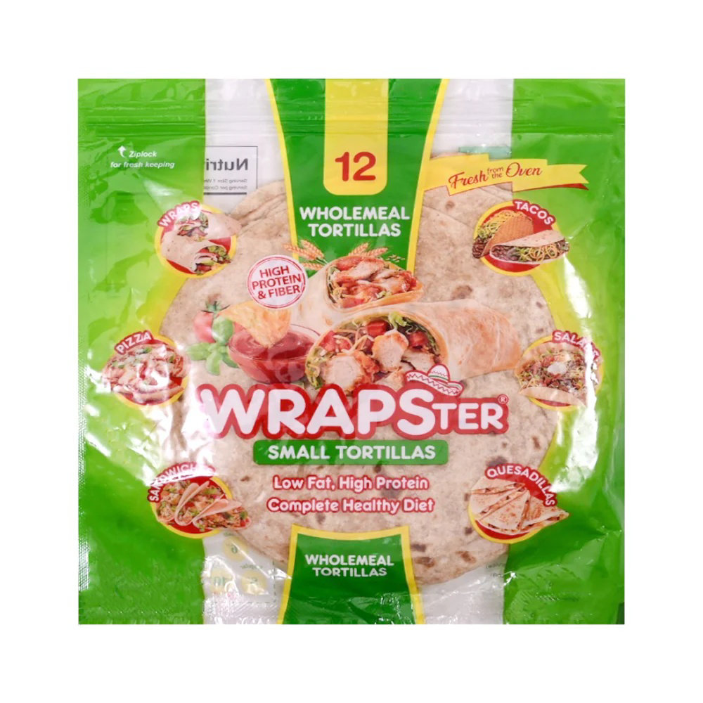 Picture of Wrapster Wholemeal Small Tortillas Wraps12