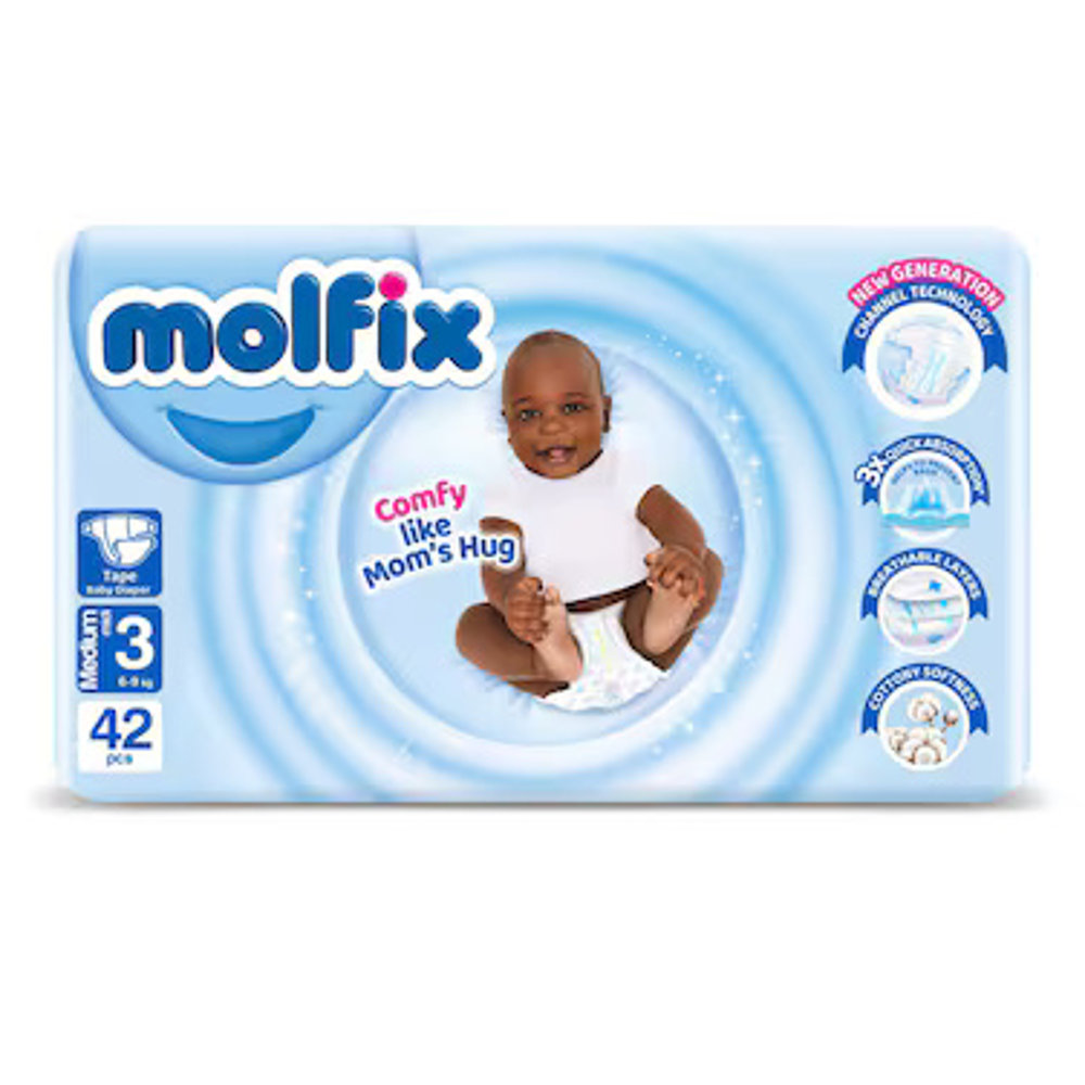 Picture of Molfix Baby Diaper Newborn -1 42pcs